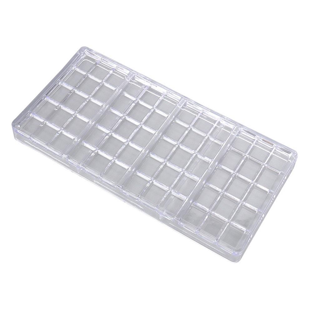 Easy Clean Polycarbonate Chocolate Mold Clear Durable Confectionery Mould Reusable Baking Baking Tool Kitchen Supplis