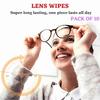 G.FIDEL Eye Care Microfiber Lens Wipes - 10 Count | Cleaning Cloth for Glasses (10 PCS)
