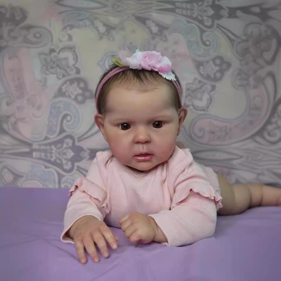 NPK 19-Inch Realistic Handmade Doll with 3D Visible Skin Veins