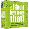 I Should Have Known That! - A Quiz Game About Things You Should Know