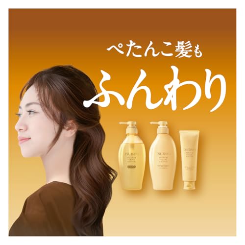 [Bulk Purchase] TSUBAKI Shampoo Refill 600ml X 3 + Bonus [Premium Volume & Repair] Fluffy Oil Force Bouncy Shiny Firmness