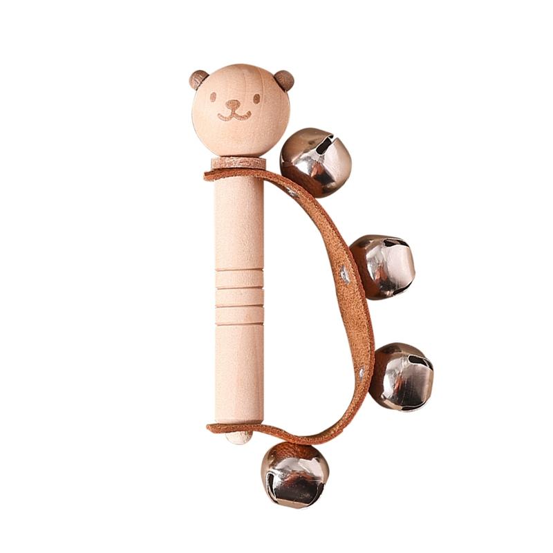 Baby Wooden Rattle Music Toys Musical Instrument Baby 0 3 Years Toys Wooden Educational Toys Elephant Xylophone Children Toys