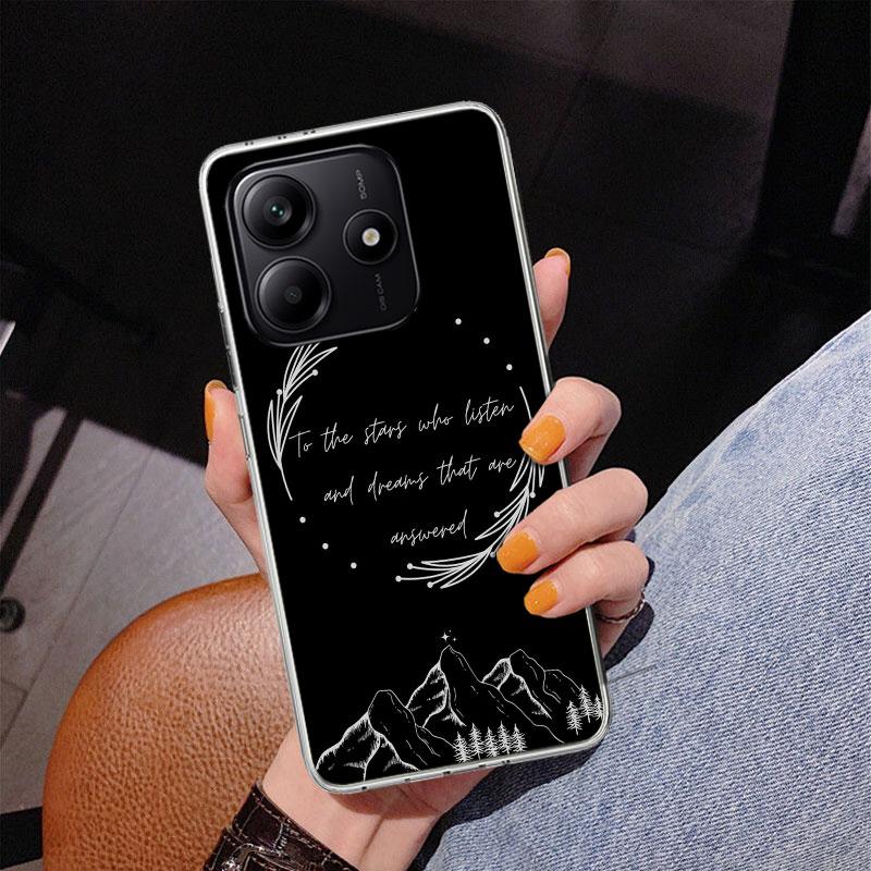 A Court of Mist Fury Sarah J Maas Phone Case For Xiaomi Redmi Note 15 14 13 12S 12 11 Pro Plus 14S 11S 11E 10 10S 11T 5G Persona