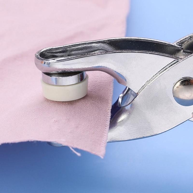 Metal Snap Button with Fastener Pliers Hollow Sewing Snaps Prong Snap Button Kits for DIY Crafting Clothing Sewing