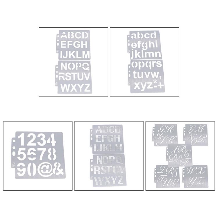 Exquisite Letter Number Stencil Template DIY Album Card Making Painting Template