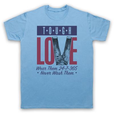 Harte Liebe Denim Jeans Retro Vintage Kleidung Mode Herren- und Damen-T-Shirt