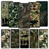 Camouflage Camo Military Army Phone Case For Xiaomi Redmi Note 14 13 5G 10 11 12 Pro Plus 4G 14C 13C 12C 10C Black Cover