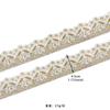 4.5Cm Organza Beads Embroidery Barcode Lace Exquisite Window Decoration Clothing Luggage Belt Decorative Lace Accessories