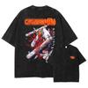 2026 Hot Sale Anime C-Chainsaw M-Man T Shirts Oversized Vintage Washed Denji T-shirt Manga Power T Shirt Pochita Makima Reze Tops Tees Short Sleeve