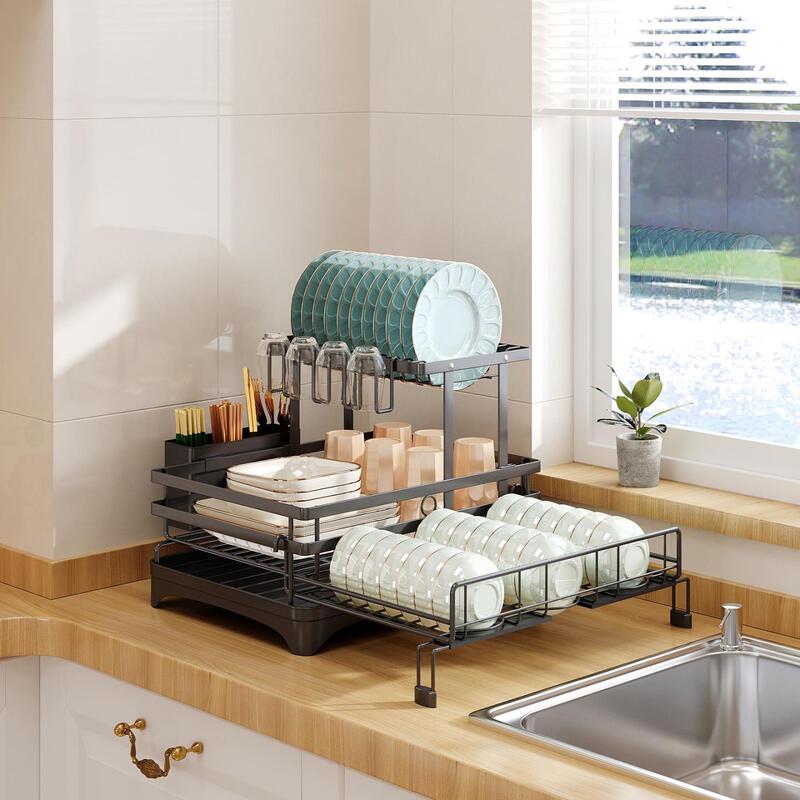 

YouShu Multi-functional Double Layer Kitchen Dish Rack
