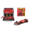 In Stock Bburago F1 1:43 Ferrari Sf24 #16 #55 Pit Pass 6pcs Maintenance Worker Doll Diecast Model Piece Pit Crew Toys Gift
