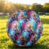 Naruto Uzumaki Printed Size 5 Standard Football, Waterproof PU Training Soccer Ball for Outdoor Sports