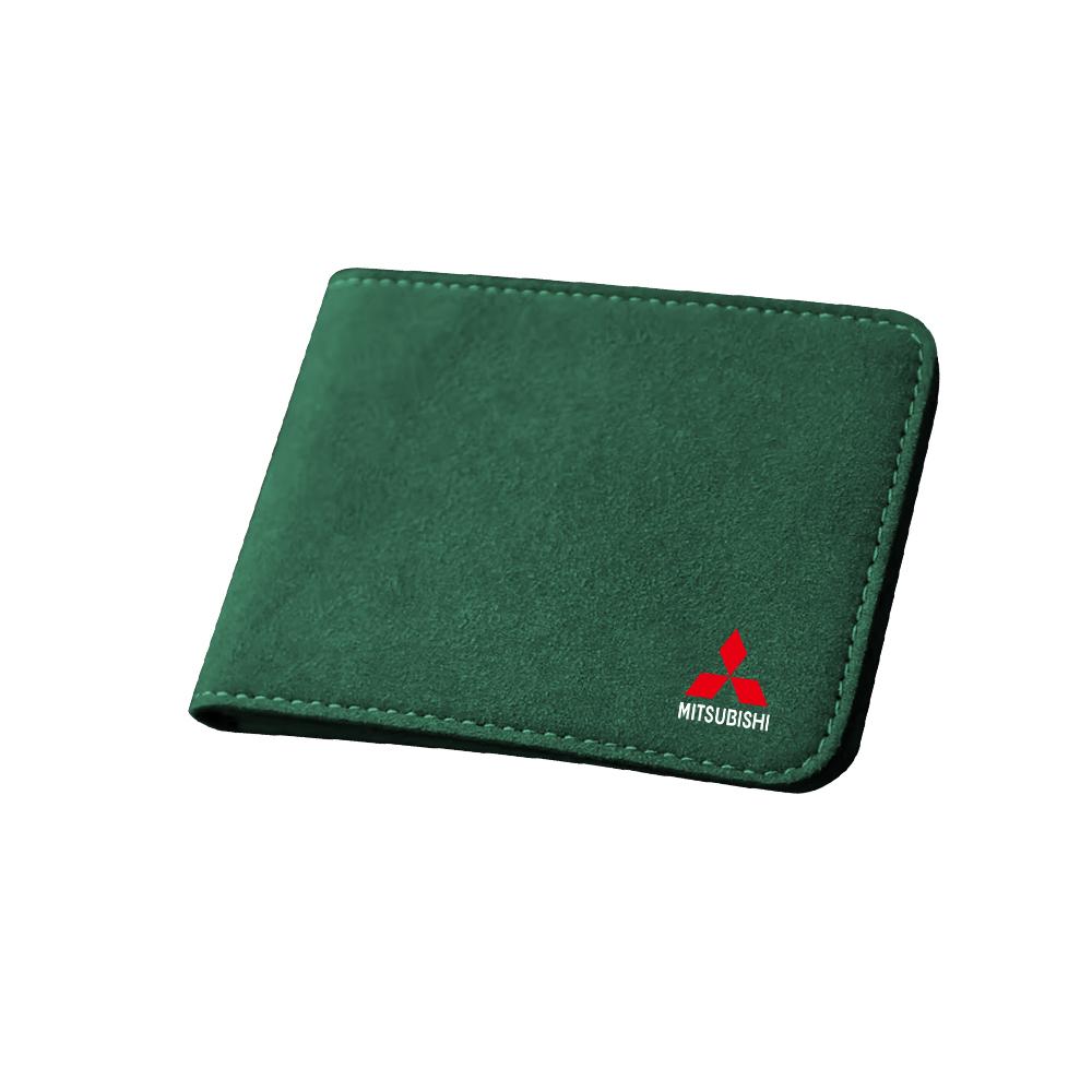 Ultra Thin Driver License Car Leather Wallet Clip For Mitsubishi Pajero Diamante L200 Lancer Galant Mirage RVR Car Accessories