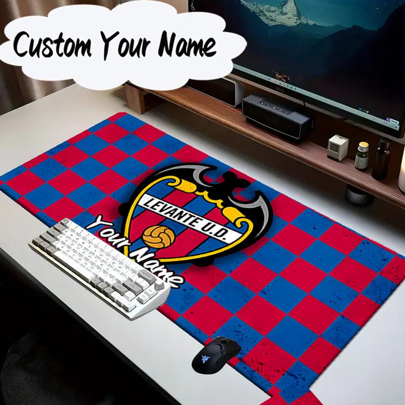Custom Name Mouse pad Levante Fc Crest Design Mouse Pad Desk Mat, Non-Slip Rubber Backer Pad For Computer Notebook Gaming Mouse Pad Birthday Gift