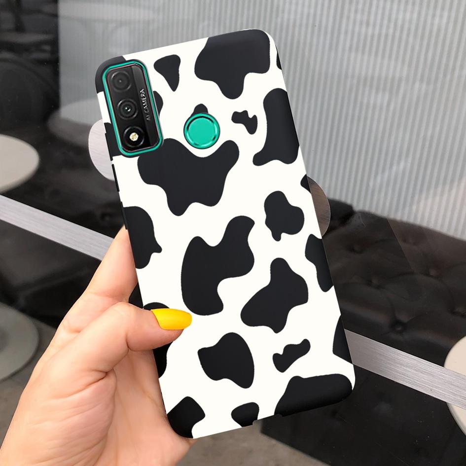 For Funda Huawei P Smart 2020 Case Coque Popular Lavender Flower Phone Case For Huawei P Smart 2020 6.21" Soft Shockproof Bumper