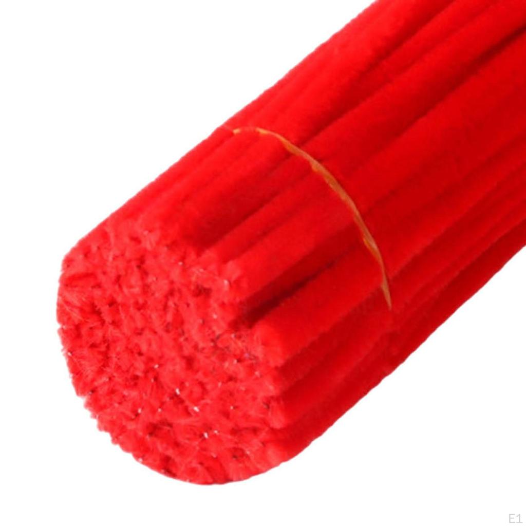 Pipe Cleaners Craft 8mm Chenille Tube for Children Accessories DIY Bouquet Handmade Material