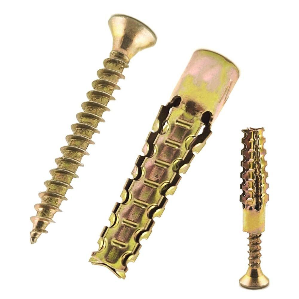 100/150Set M6 M8 Metal Expansion Tube Pipe Prevent Loose Self-Drilling Screw Assortment Kit Fastening Corrosion Resistant