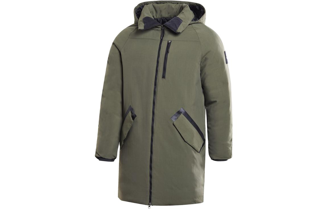Reebok Down Jackets Men s Green Hooded Moderate Down Jacket FT0680 S