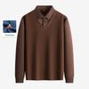 Pierre Cardin Men's Fleece-Lined Faux Two-Piece Knit Sweater