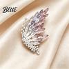 Brooch Accessory Butterfly Colored Diamonds Decor Durable Alloy Sparkling Wings