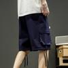 Y2K Loose Cargo Shorts Men Casual Loose Sports Short Pants Men Korean Fashion Overalls Shorts Mens Streetwear Multi-Pocket