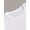 European Size Men's Snowman Pattern Casual Round Neck Short T-Shirt for Spring, Summer and Autumn