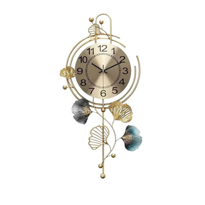 Chinese Style Retro Wall Clock with Silent Sweep Movement