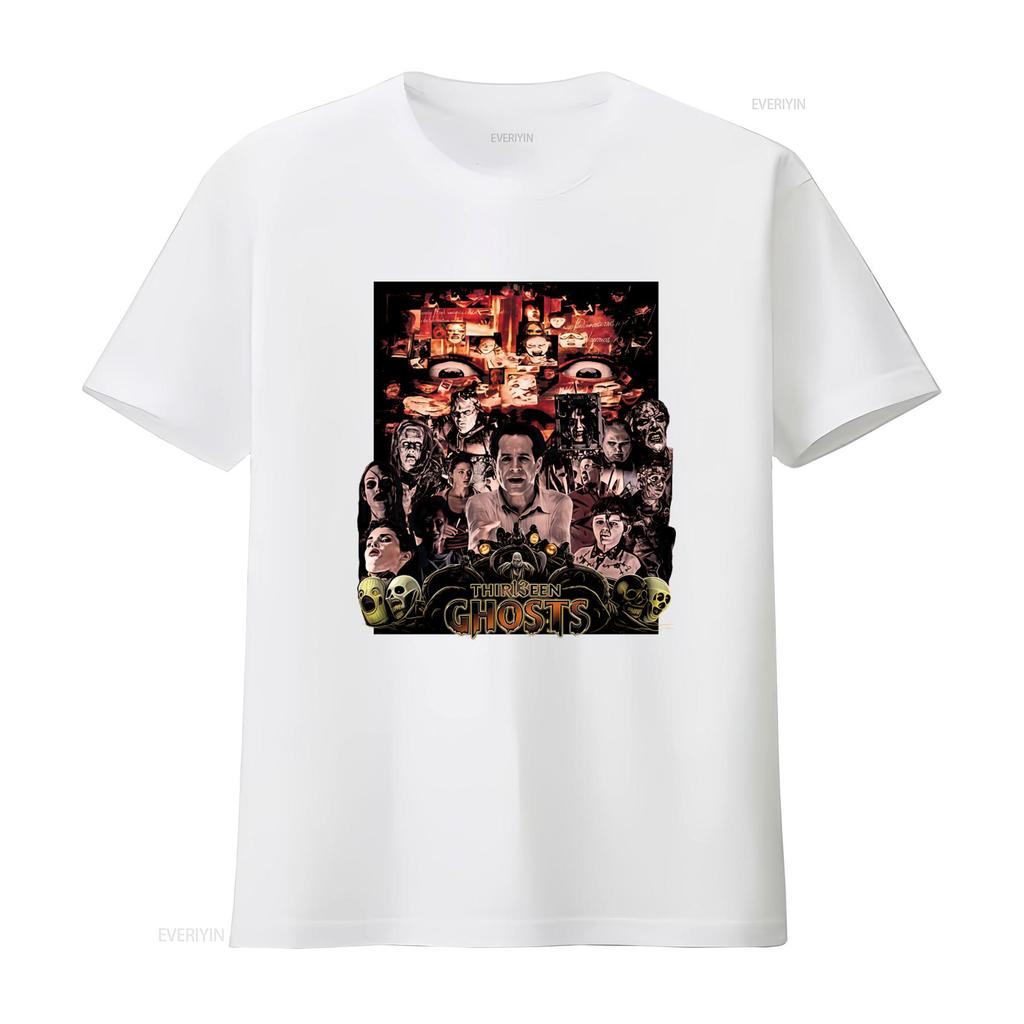 Thirteen Ghosts Horror Movie T Shirt for Cotton vintage Washed Stylish graphic designer clothes fashion Comfortable