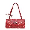 Damen Mode Koreanischer Polka Dot Print Retro Vielseitig Lässig Einzelne Schulter Unterarmtasche