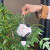 Cute Cartoon Cat Plush Doll With Soft Fur And Colorful Chains Decoration For