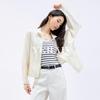 YERAD Women's Elegant Silk Blend Short Jacket
