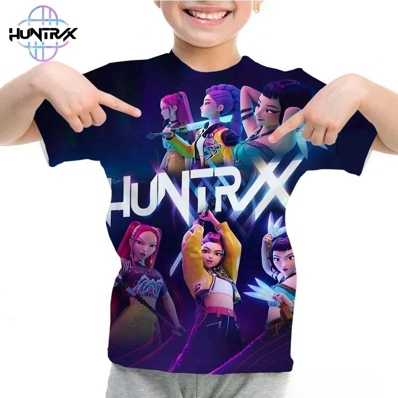 T-Shirts Girls Casual Fashion Cartoon Printed Short Sleeve Kids Comfort Girl T-Shirt Clothing Top