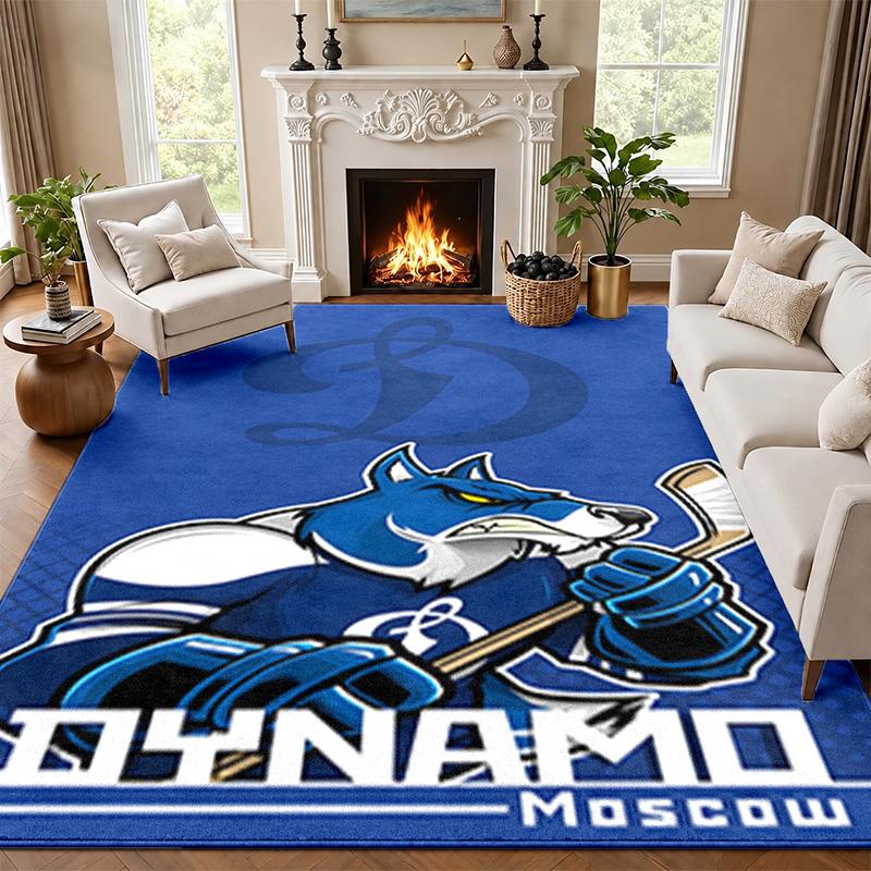 FC Dinamo Minsk Carpet Door Mat for Living Room or Bedroom Protective Mat Under Chair Office Decoration Christmas Gift Birthday Present