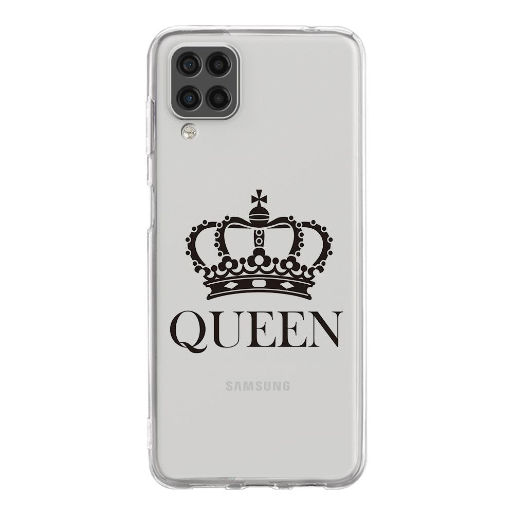 Phone Case For Samsung A13 A33 A35 A55 A73 A53 A23 A51 A71 A21S A12 A31 A41 A05s A03S A15 A25 5G Couple Style Crown king Queen