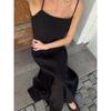 Womens Cotton Spaghetti Strap Maxi Dress High Waist A-Line 2026 Casual Beach Party Outfit