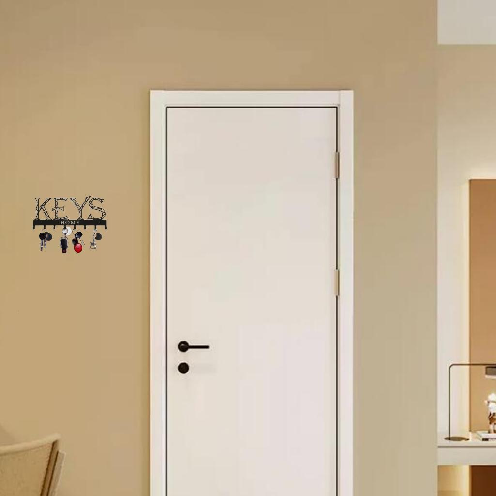 1шт металлический настенный плавающий держатель для ключей крючок: Универсальная стойка — фото 7