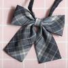 Jk Japanese Plaid Korean Version Of Collar Flower Graduate Female Collar Flower College Wind Streamer Jk Bow Shirt Accessories Sailor Suit