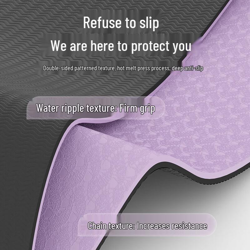 TPE Non-slip Yoga and Fitness Mat