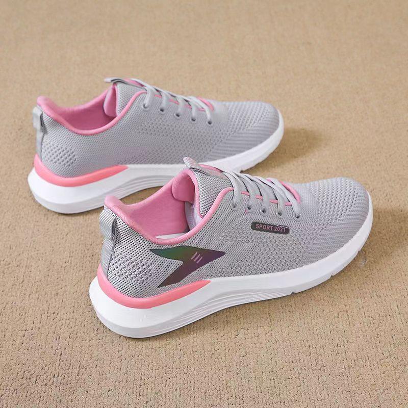 Sports year new spring and autumn new product soft sole non-slip lightweight casual running shoes