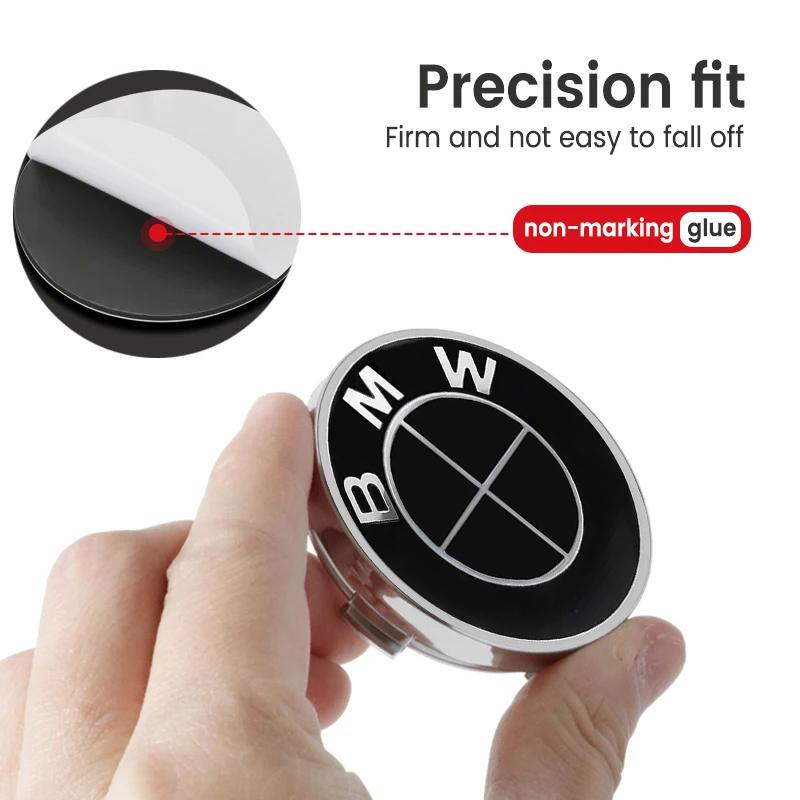 4pcs 56mm Car Wheel Stickers Center Hub Cap Emblem Badge Decal For BMW X1 X3 E39 E46 E30 E36 E87 E60 E90 F26 G02 E70 F15 E53 G05