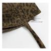 Women Leopard Print Large Capacity Canvas Tote Bag for Daily Casual Use