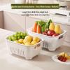 Double-Layer Kitchen Draining & Washing Basket
