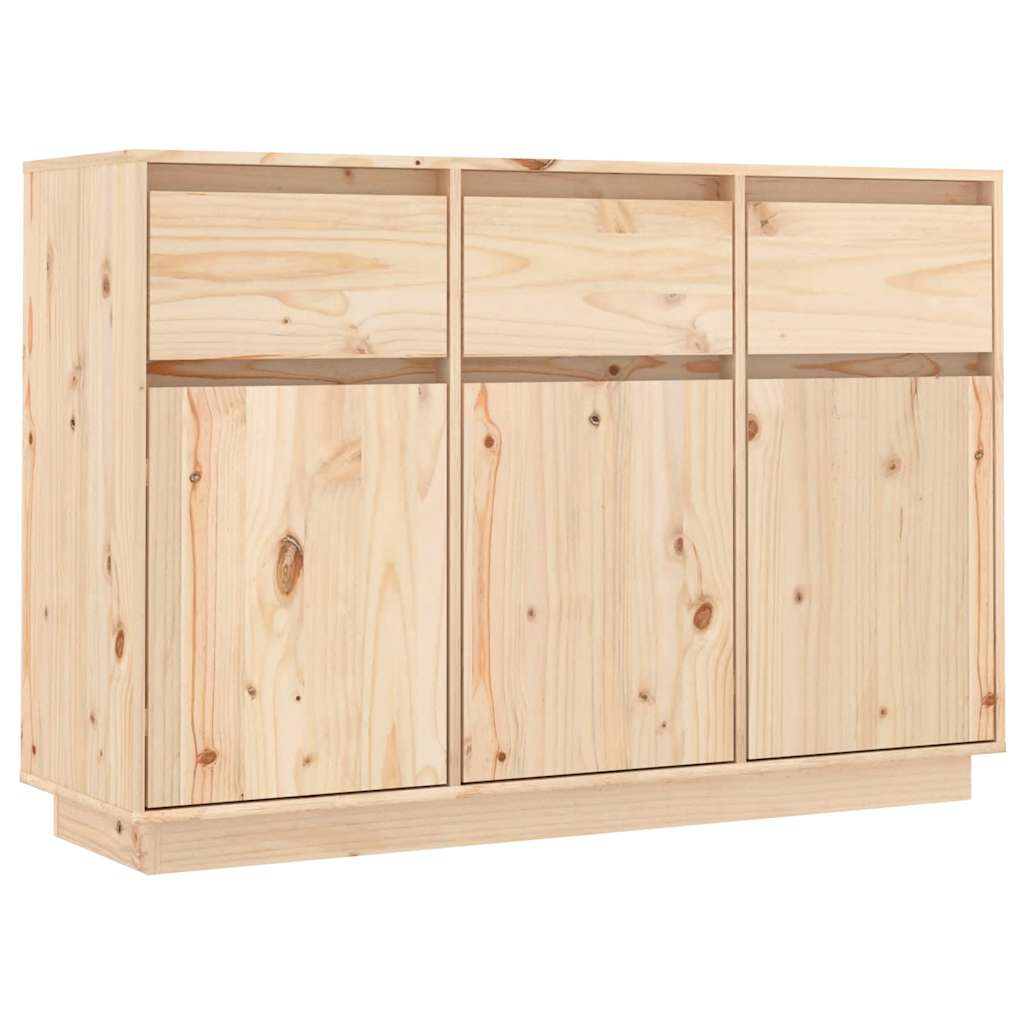 Vidaxl Szafka, 110X34X75 Cm, Lite Drewno Sosnowe