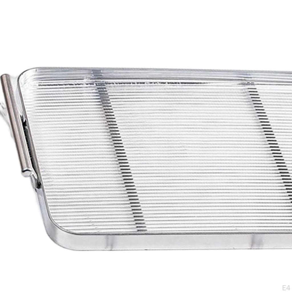 Decorative Tray with Handle Clear Acrylic for Tea dessert Ottoman