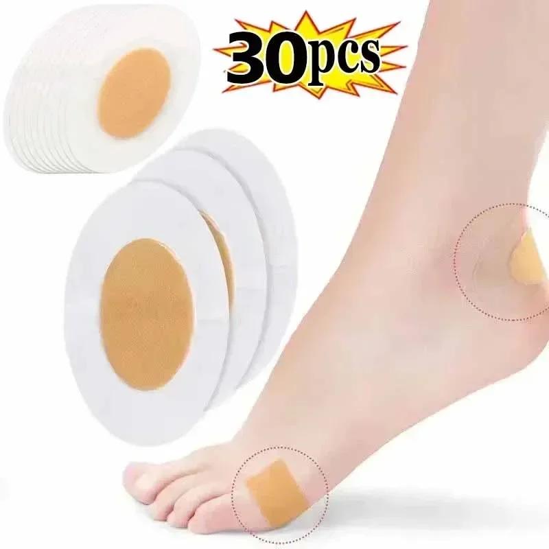 30pcs Gel Heel Protector Foot Patches Adhesive Blister Pads Heel Liner Shoes Stickers Pain Relief Plaster Foot Care Cushion Grip