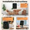 Tuya WiFi 10-in-1 Air Quality Monitor, CO₂ Monitor, Formaldehyde Detector, Temperature and Humidity Meter