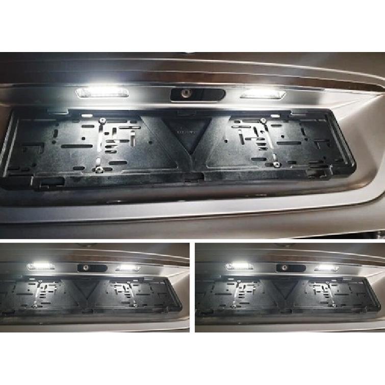 18-SMD White Full LED License Plate Lights For Mercedes 2000-2006 W220 S-Class