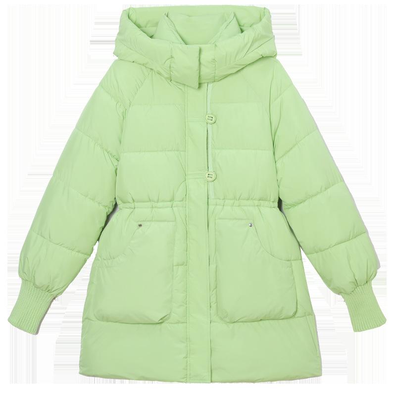 Zimní Nová Mikina s Kapucí Volná a Tenká Univerzální Pás Hřejivá Zesílená Bunda