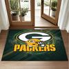 Green Bay Packers Design Crystal Velvet Rug Soft Decorative Mat for Bedroom Entrance