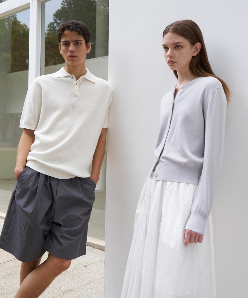 MOOD INSIDE Scallop Hidden Collar Knit_Ivory